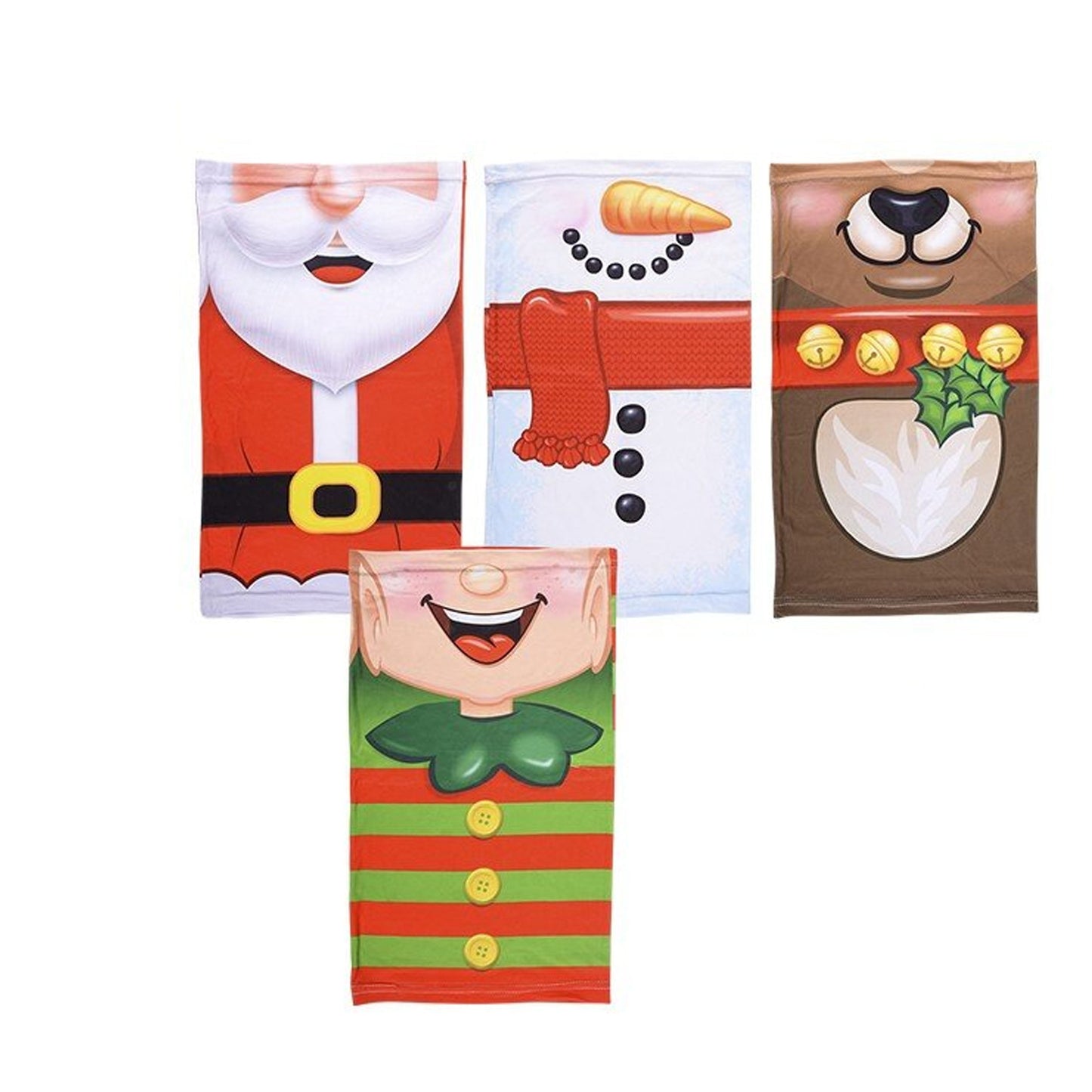 Christmas Holiday Neck Gaiter For Kids & Adults