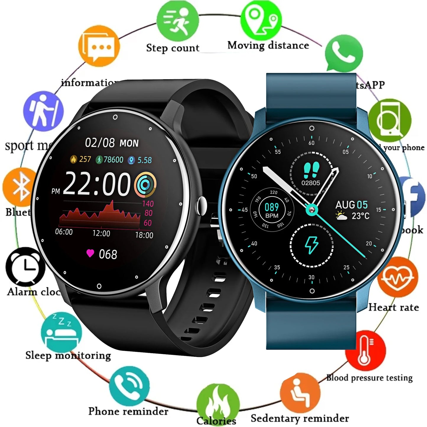 Smart Watch - Sport Fitness for Men & Women